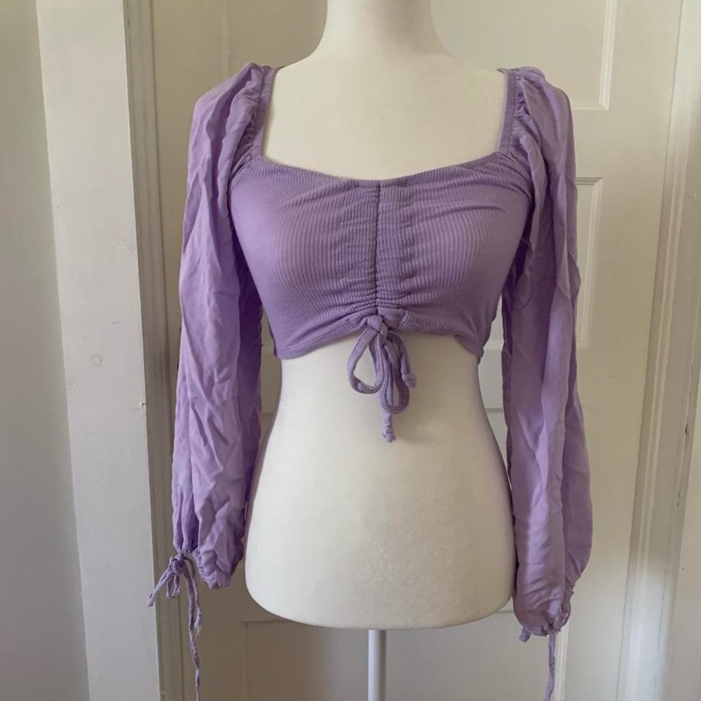Purple Crop Top